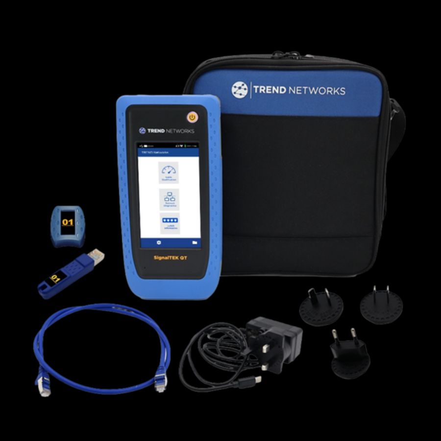 TREND Networks SignalTEK QT 10G koper/glasvezel kwali.tester
