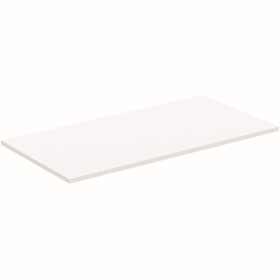 Afdekblad hout I.LIFE-B zonder uitsnijding 1002x505x18mm mat wit