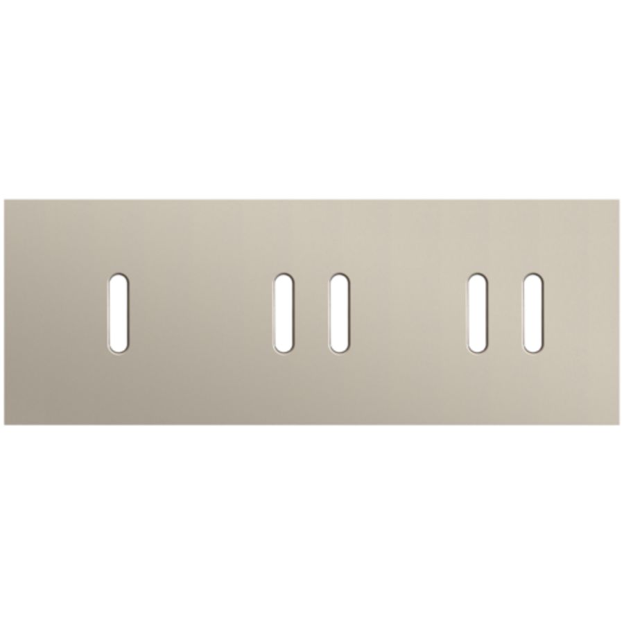 Afdekplaat 3-voud horiz. 71mm centerafst. 166-56703