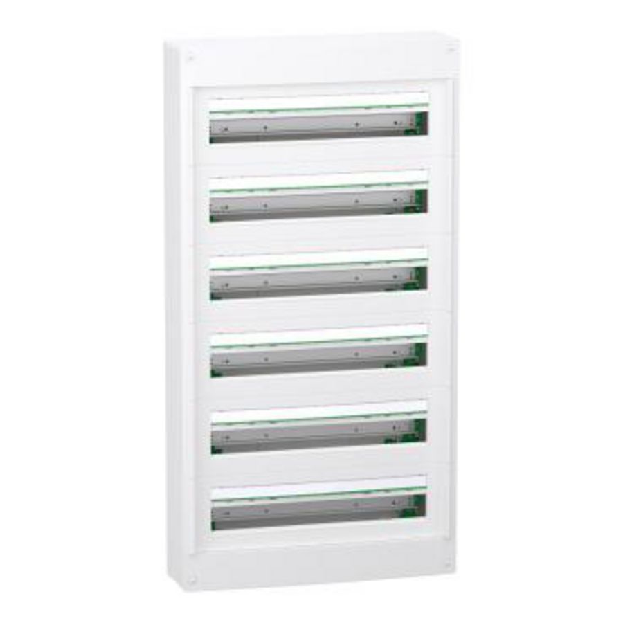 PrismaSeT XS, Modulaire verdeler, Opbouw, 6x24 modules, Aard