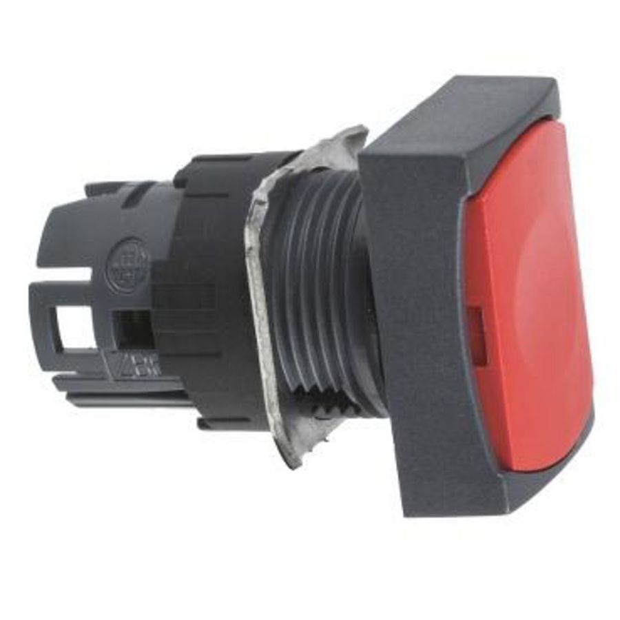 Kop voor rechthoekige drukknop Terugvering Ø16mm Rood