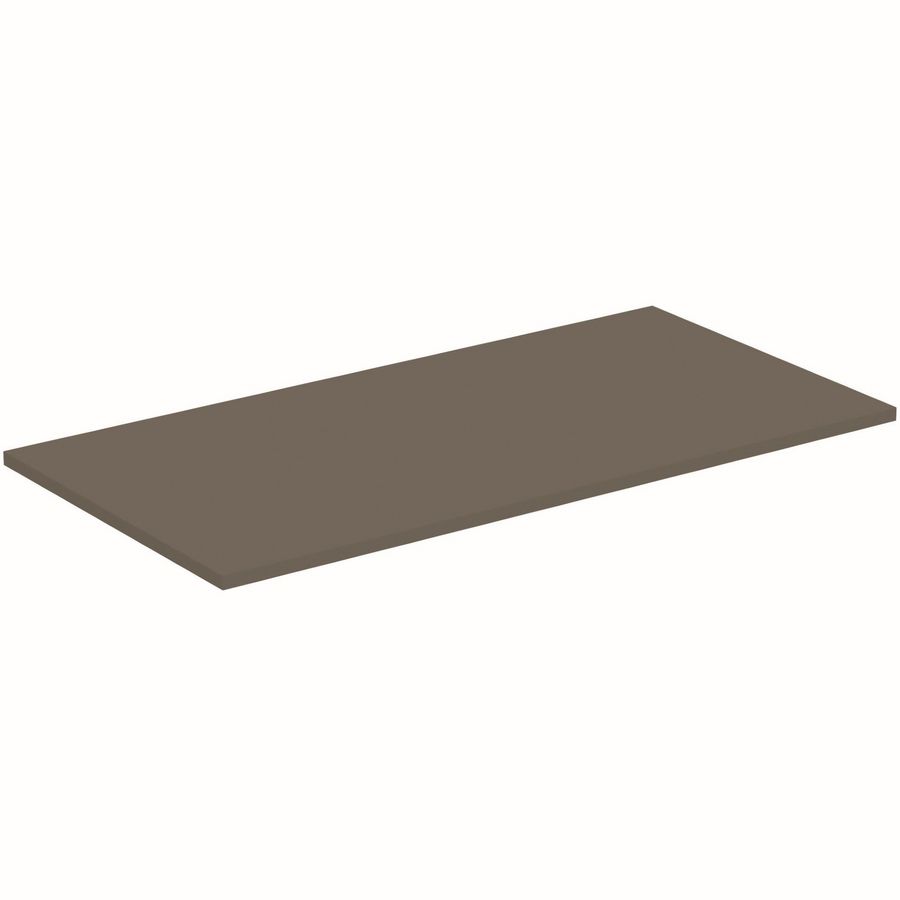 Afdekblad hout I.LIFE-B zonder uitsnijding 1002x505x18mm mat quartz grijs