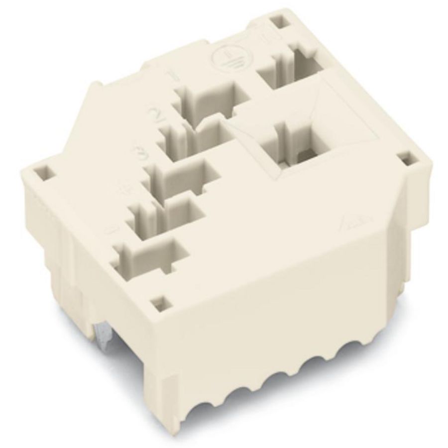 Kabelhouder bovenste deel PE-cont 5-polig wit 267-435 VVE=50