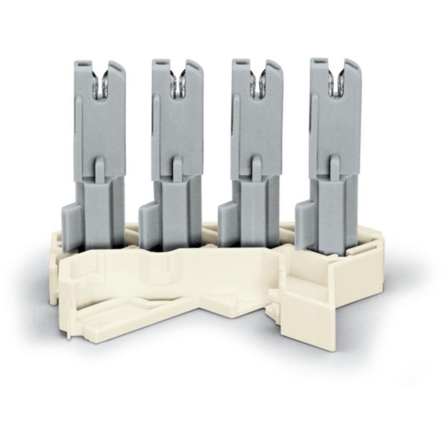 Opklikbaar busdeel 2-polig grijs/wit 267-232 VVE=500