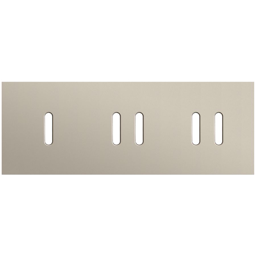 Afdekplaat 3-voud horiz. 71mm centerafst. 166-56703