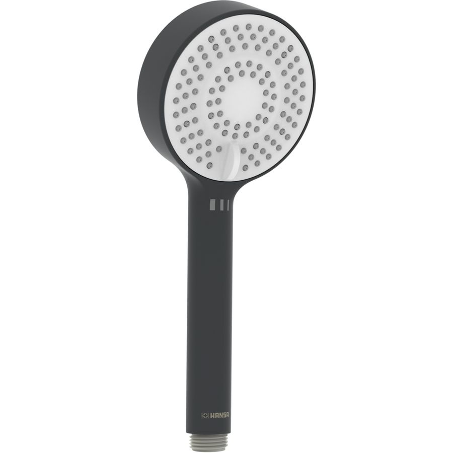 HANSABASICJET hand douche (3 stralen, Ø95mm) mat zwart