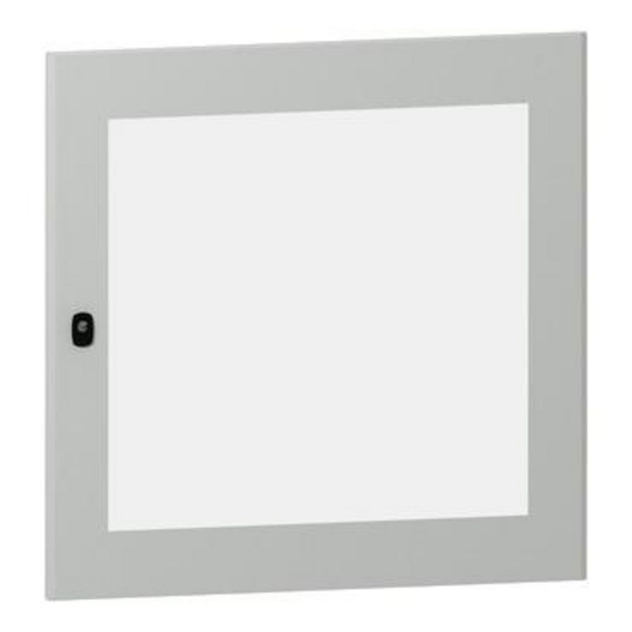Ruitdeur Met slot 800x800mm RAL7035 Spacial S3D