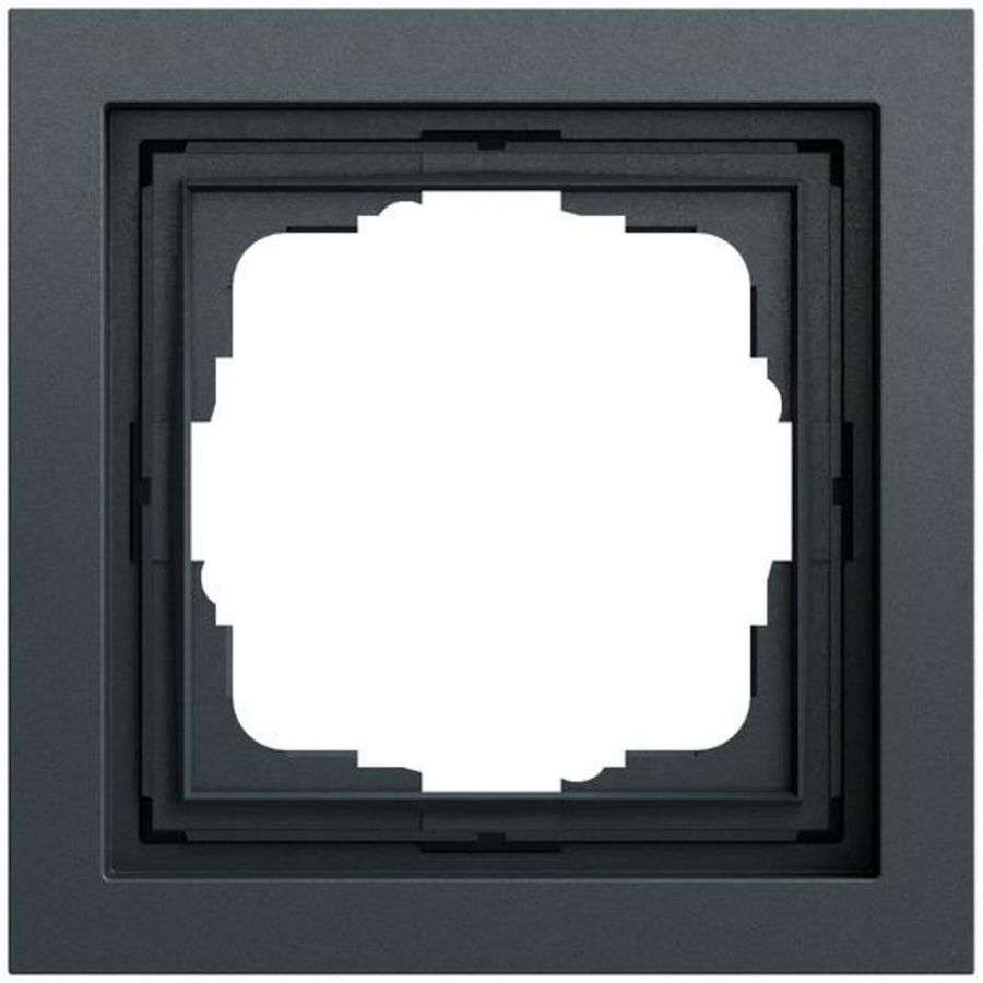Afdekraam 1-voudig Gira F200 antracit(gel.)