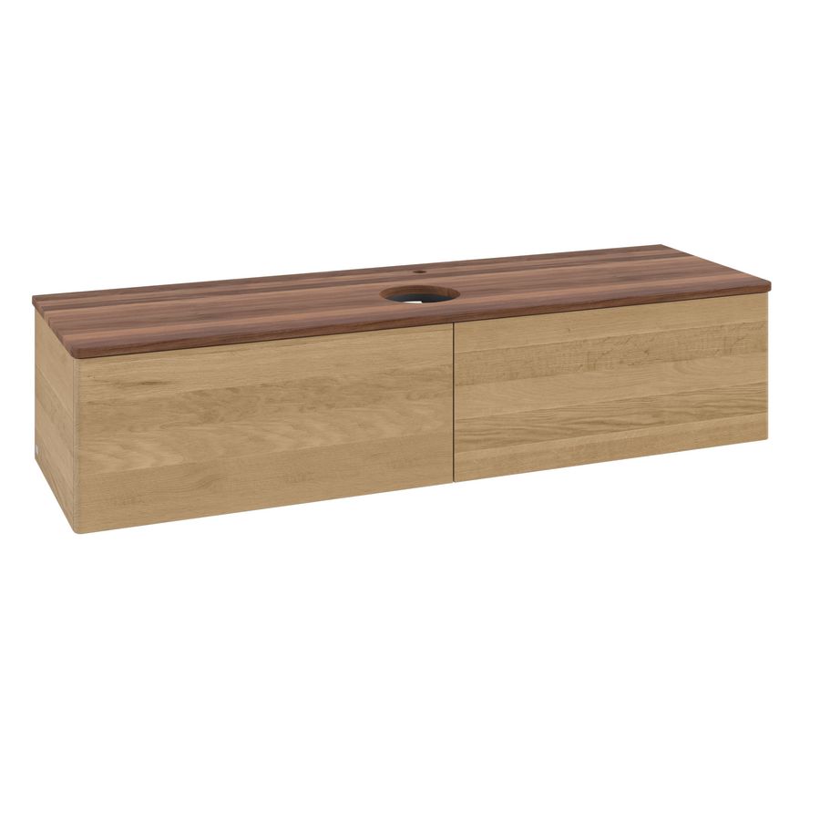 Wastafelonderkast Antao 1600x360x500mm Honey Oak K36052HN