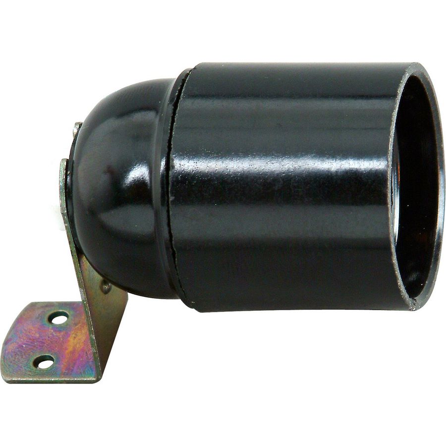 Lamphouder met bevestigingbeugel zwart VVE=5