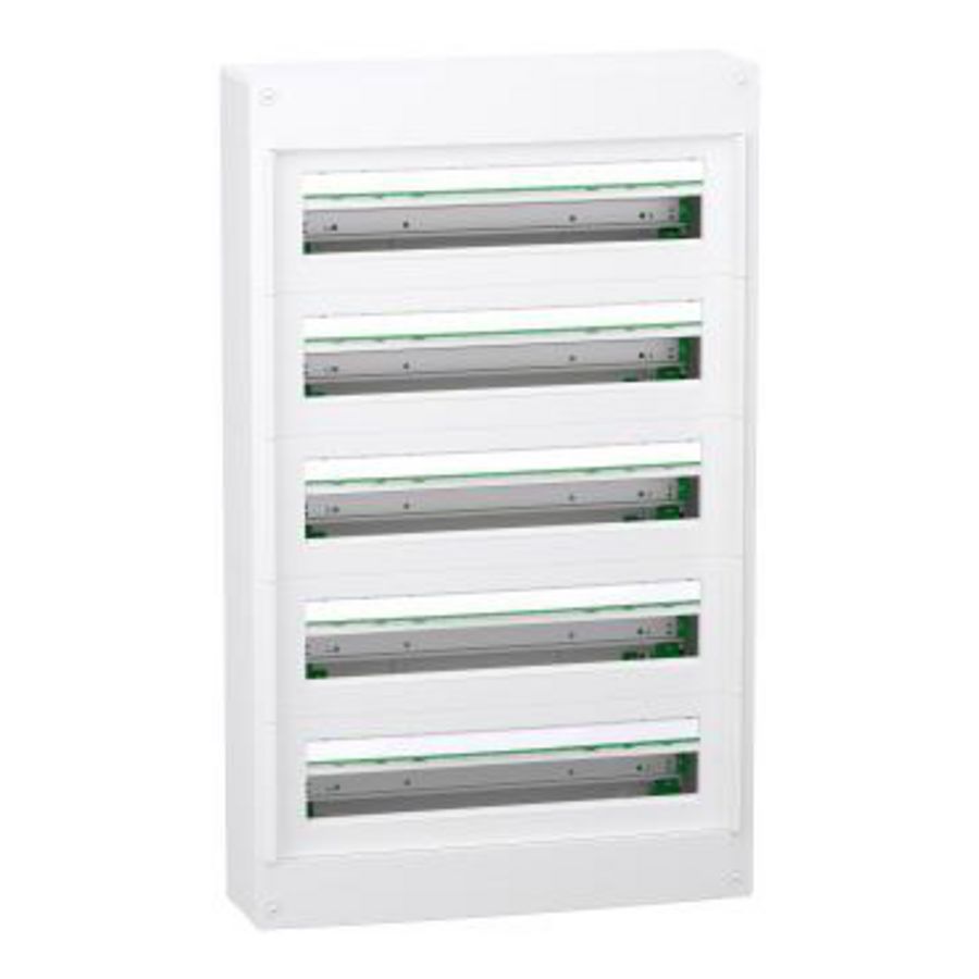 PrismaSeT XS, Modulaire verdeler, Opbouw, 5x24 modules, Aard
