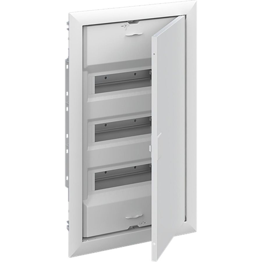 Inbouwverdeler met sierlijst deur 36M 3-rijIP30 N/PE QT