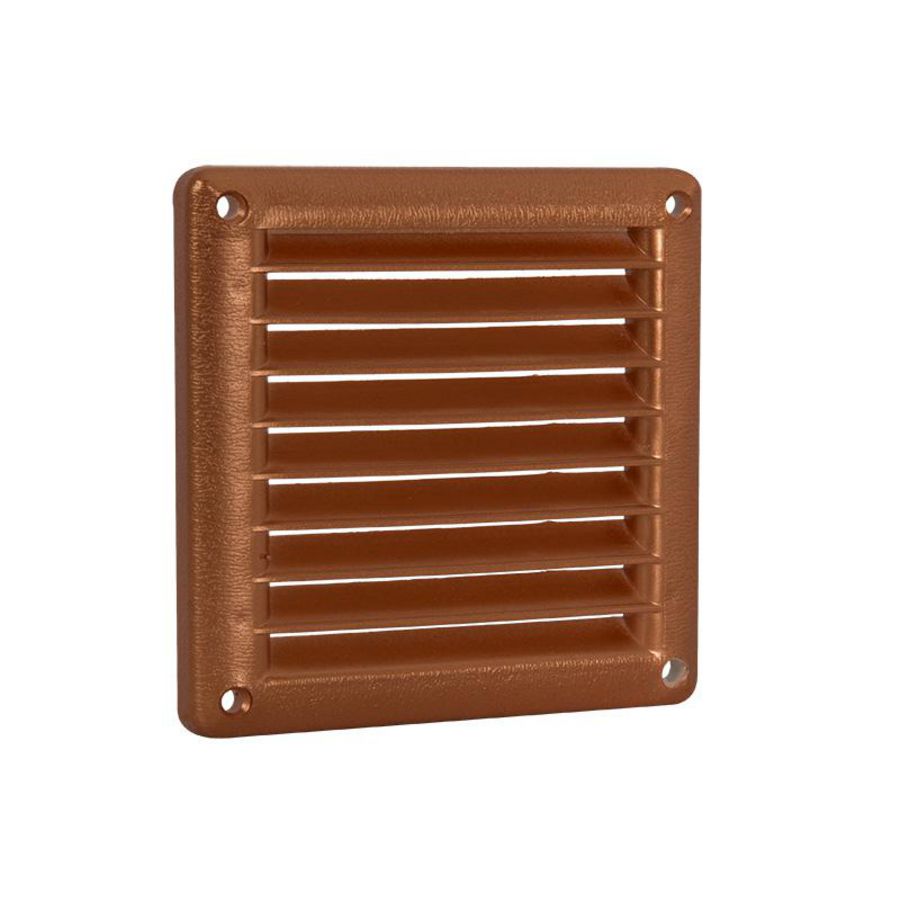 Wood-Line schoepenrooster 100x100 rood-