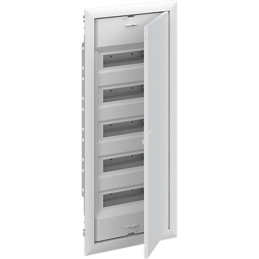Inbouwverdeler met sierlijst deur 60M 5-rijIP30 N/PE QT