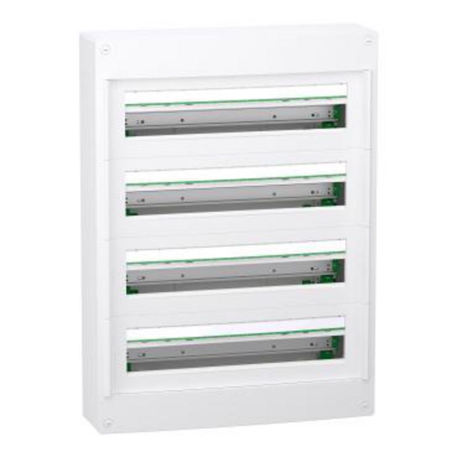 PrismaSeT XS, Modulaire verdeler, Opbouw, 4x24 modules, Aard
