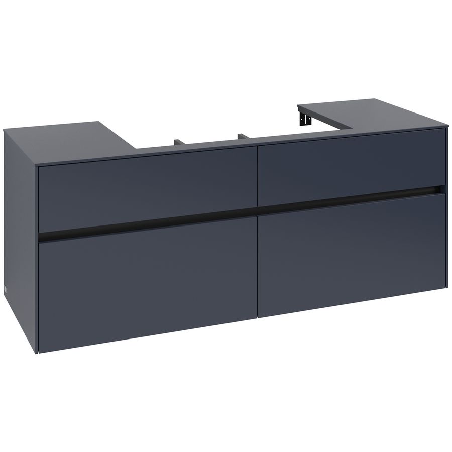 Wastafelonderkast Collaro 1400x548x500mm Marine Blue C088B0VQ