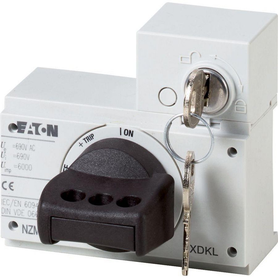 Bedieningsknop NZM1-XDK incl. cilinderslot zwart