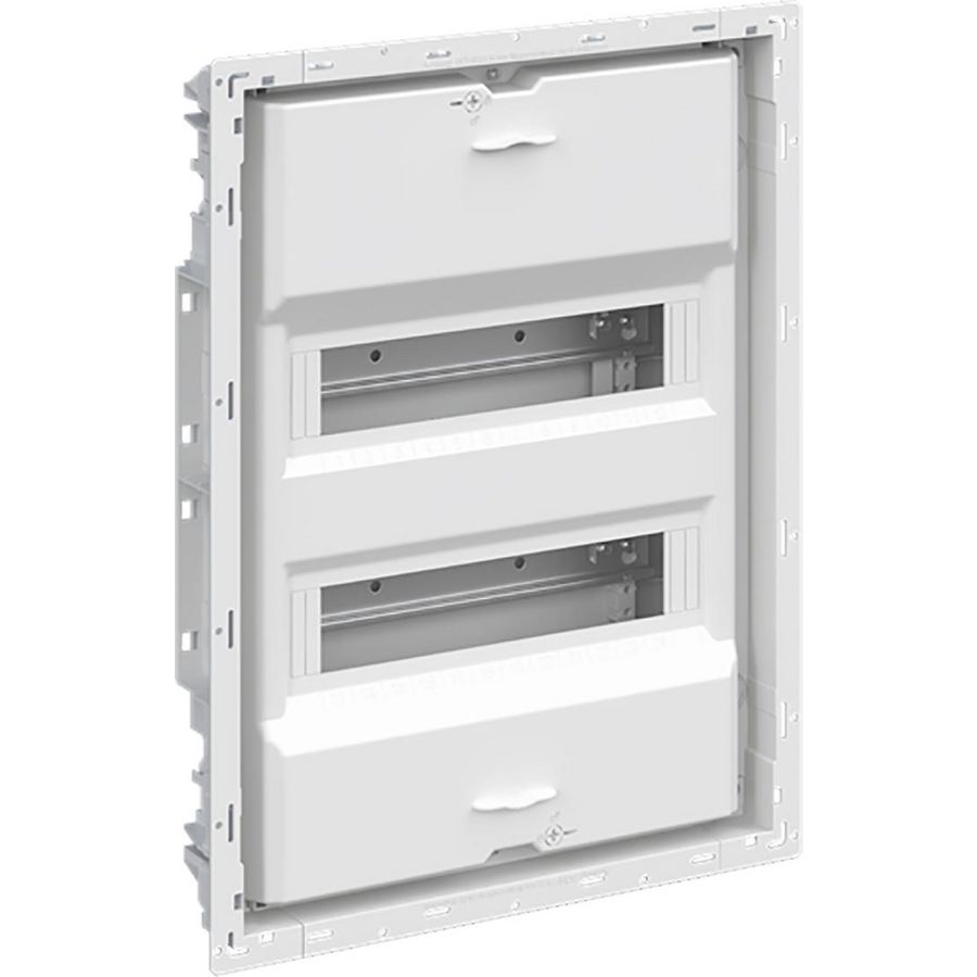 Inbouwverdeler zonder sierlijst deur basic 24M 2-rijN/PE Q