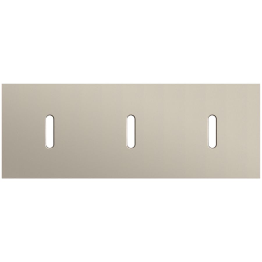 Afdekplaat 3-voud horiz. 71mm centerafst. 166-56701