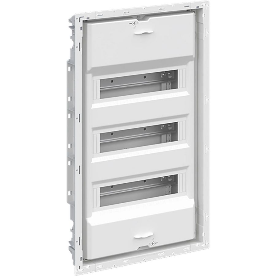Inbouwverdeler zonder sierlijst deur basic 36M 3-rijN/PE Q