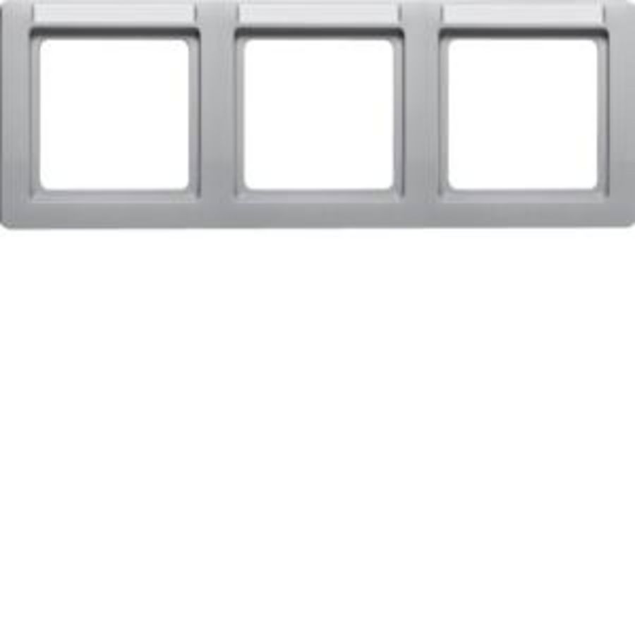 Afdekraam 3-v hor. tekstveld berker Q.1 alulook soft-finish