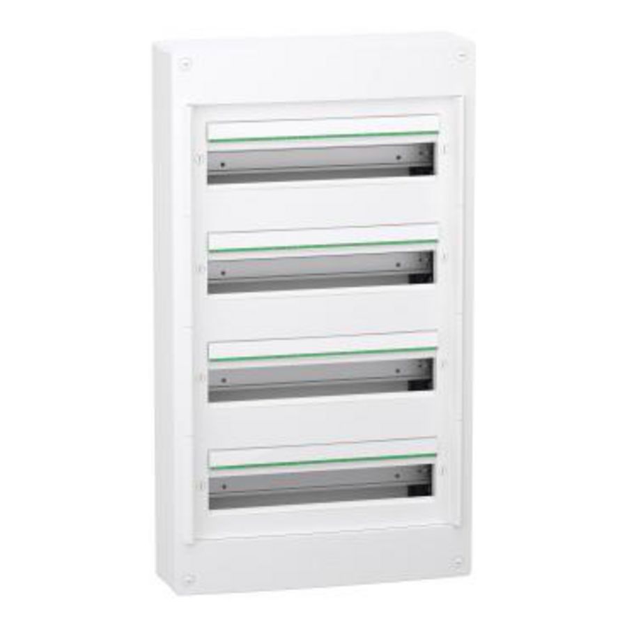 PrismaSeT XS, Modulaire verdeler, Opbouw, 4x18 modules, Aard