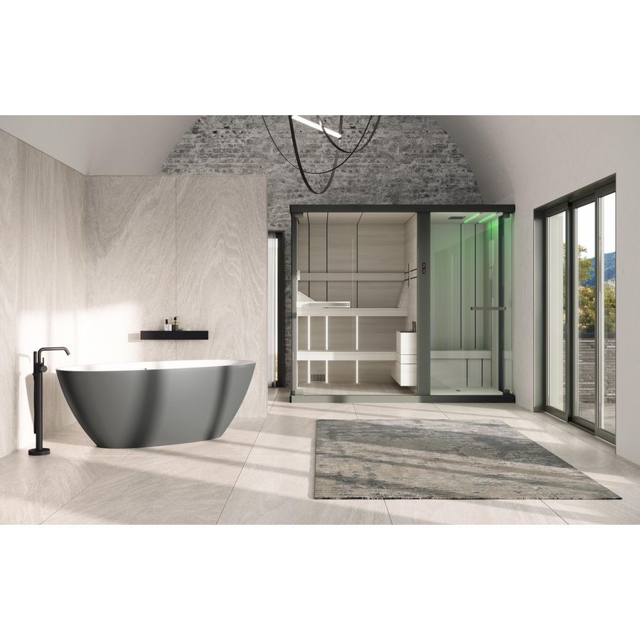 Bad Sand 150X76 Met Overloop MWit