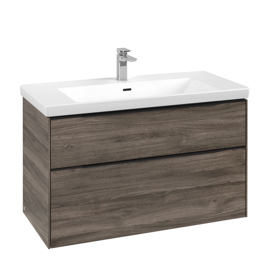 Wastafelonderkast Subway 3.0 973x576x478mm Stone Oak C570L1RK