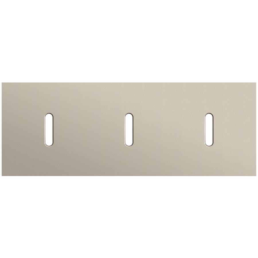 Afdekplaat 3-voud horiz. 71mm centerafst. 166-56701