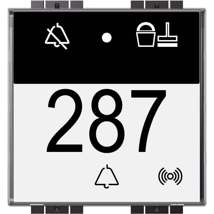 Indicatie met badge-lezer Livinglight My Home