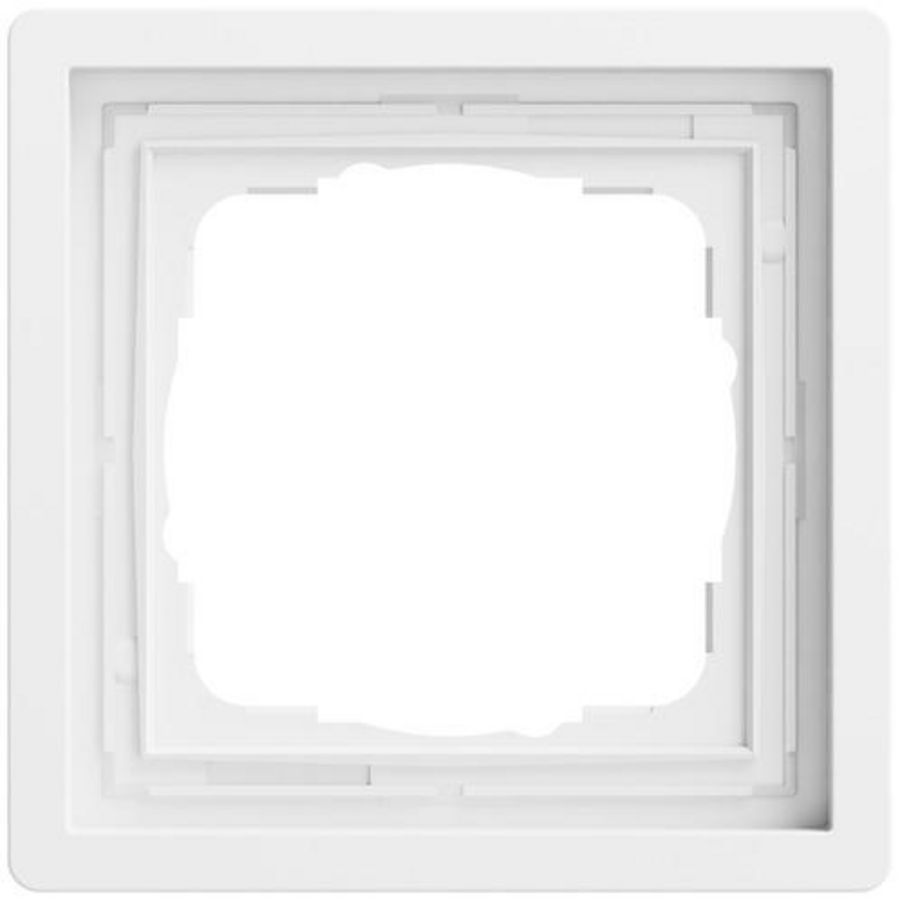 Afdekraam 1-voudig Gira F100 zuiver wit m(gel.)