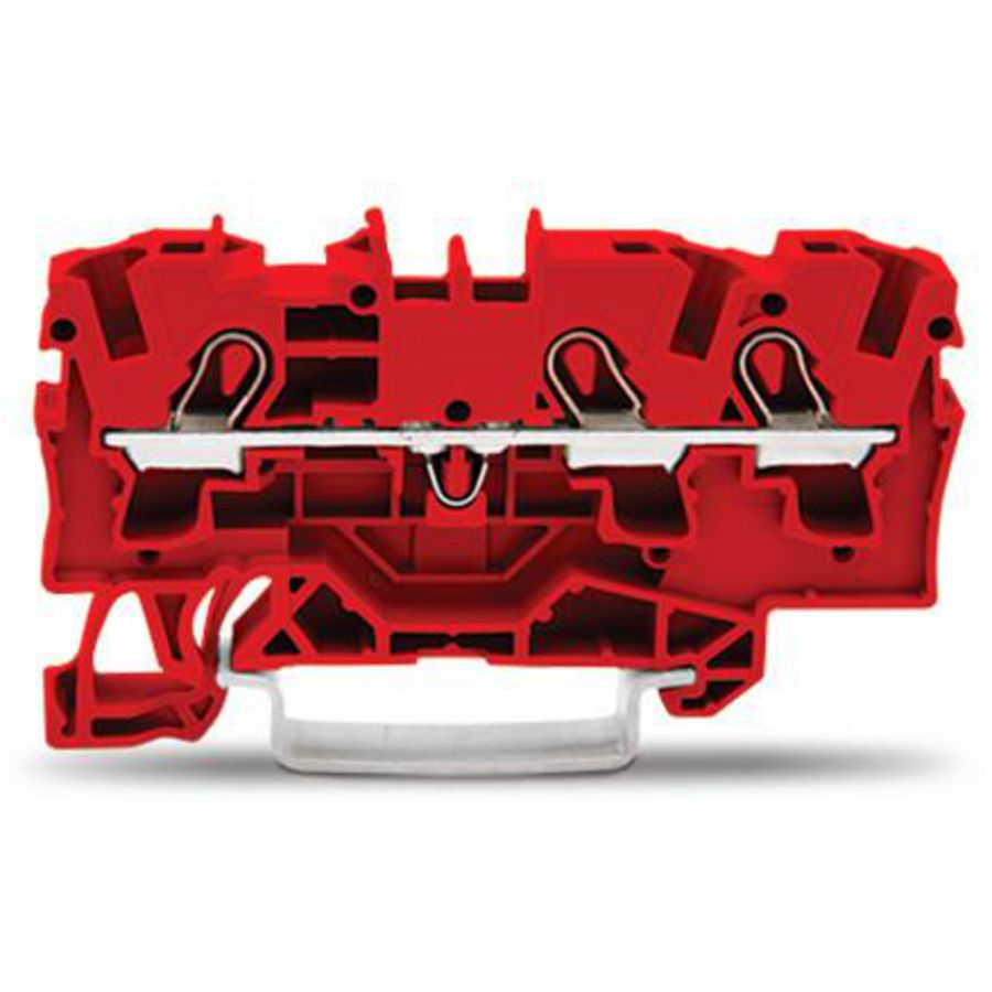 3-draads rijg 4mm² voor Ex e II-rood VVE=50