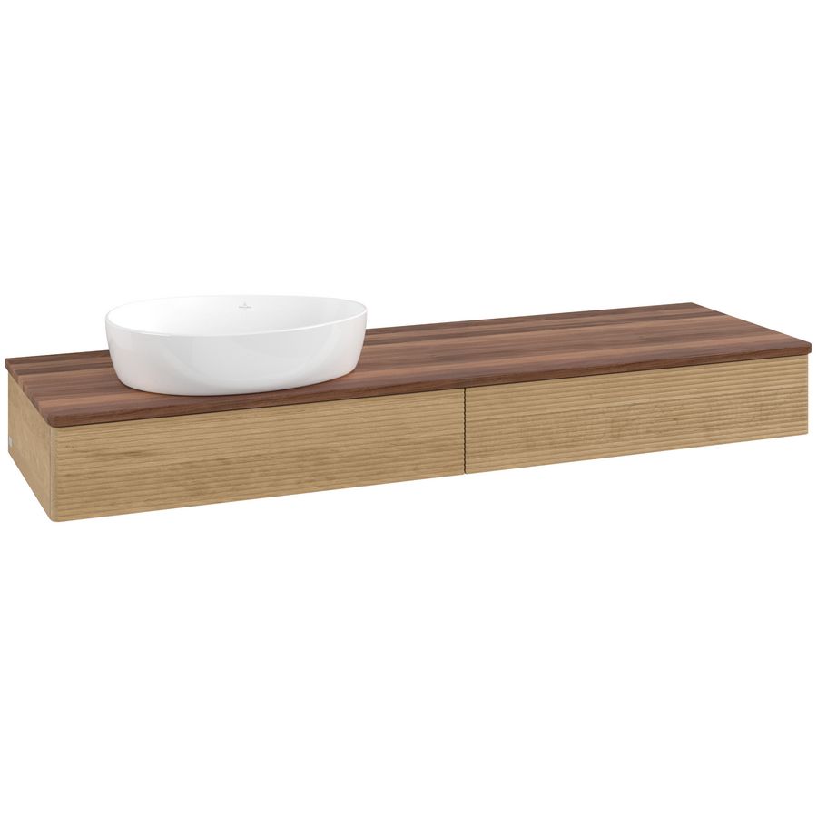 Wastafelonderkast Antao 1600x190x500mm Honey Oak L15112HN
