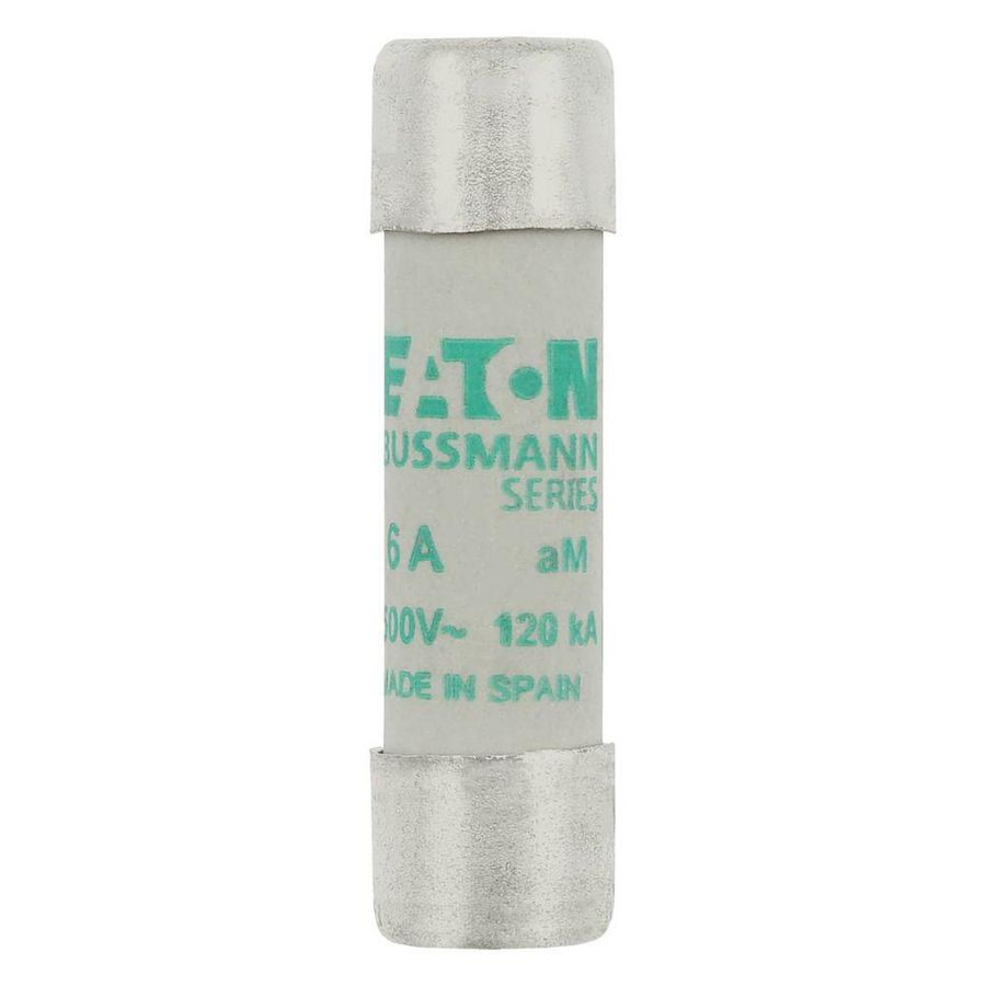 Zekering laagspanning 6A AC 500V 10x38mm aM IEC VVE=10