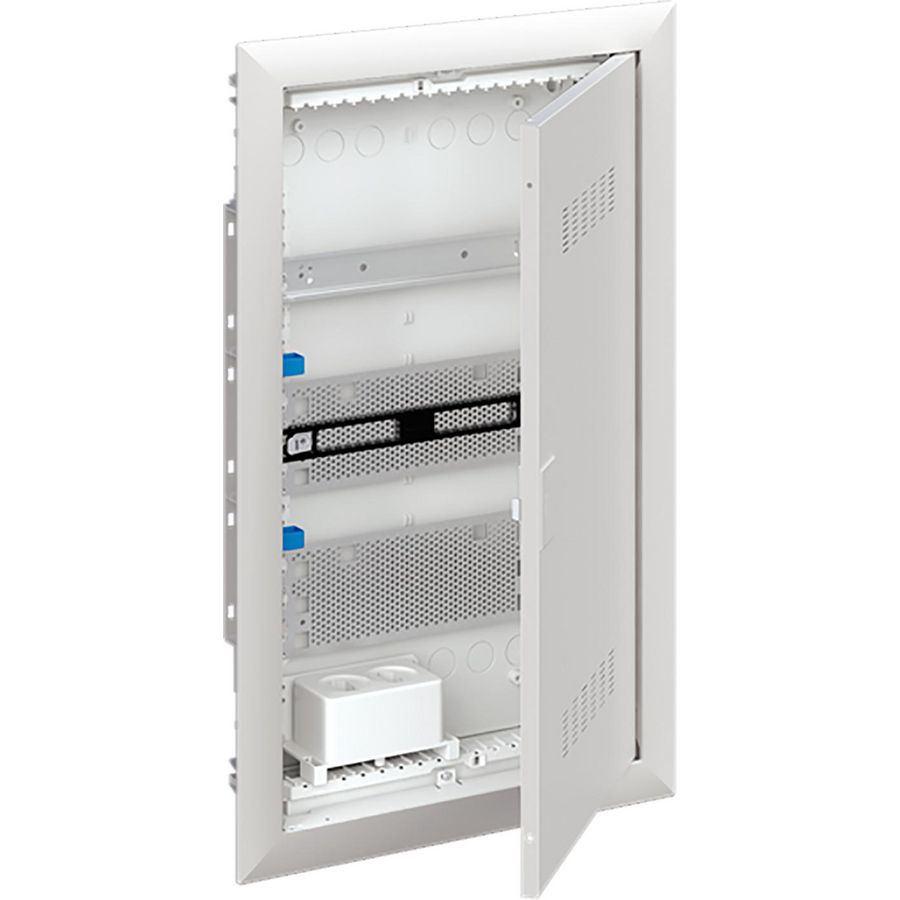 Media inbouwverdeler sierlijst en deur ventilatie 3-rijen