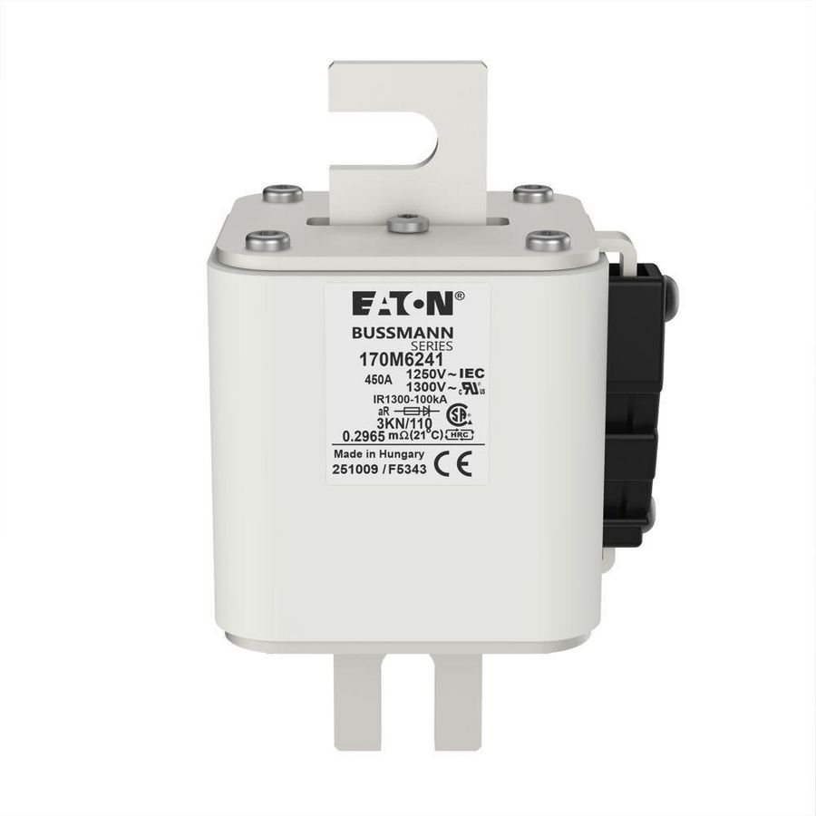 Zekering hoge snelheid 450A AC 1250V 100kA DIN 3 aR DIN IEC