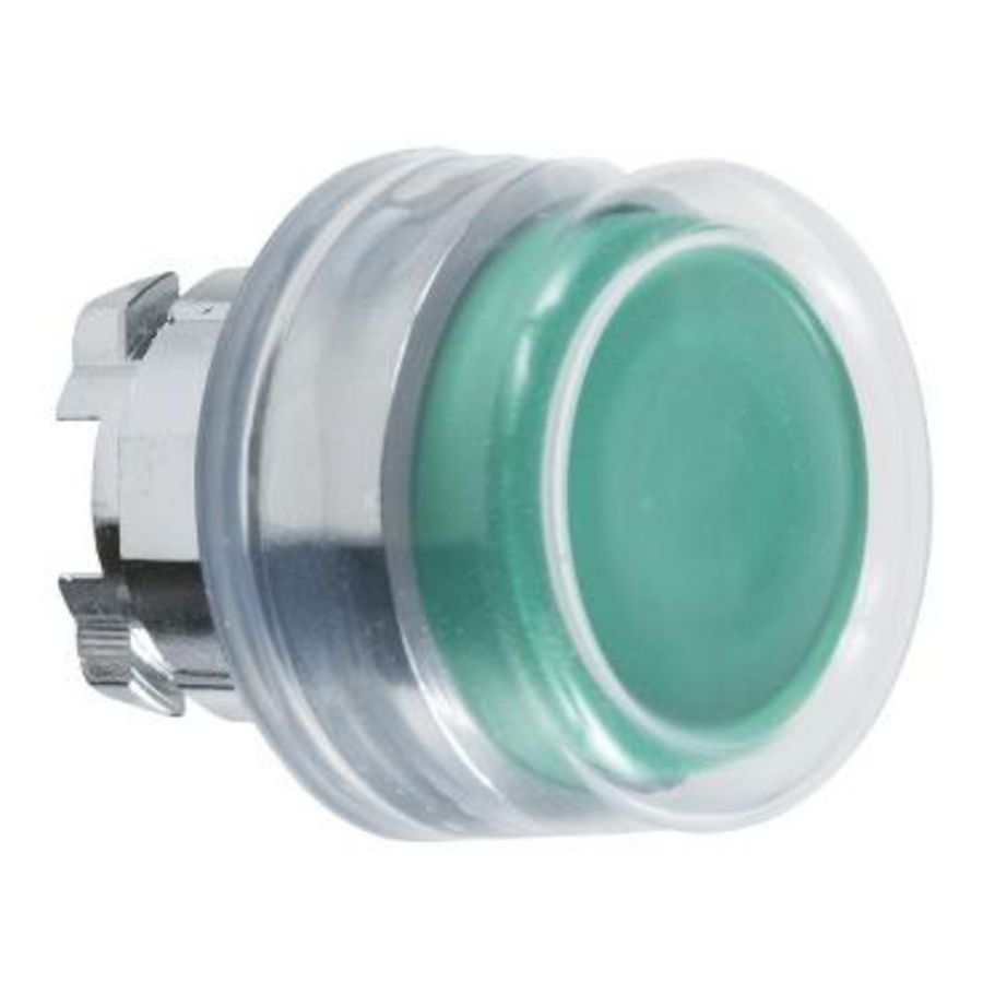 Drukknop Ø22mm met kapje Groen