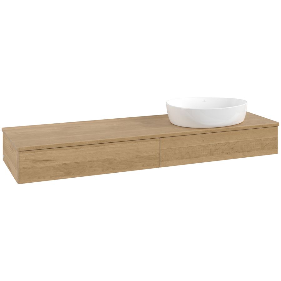 Wastafelonderkast Antao 1600x190x500mm Honey Oak L16011HN
