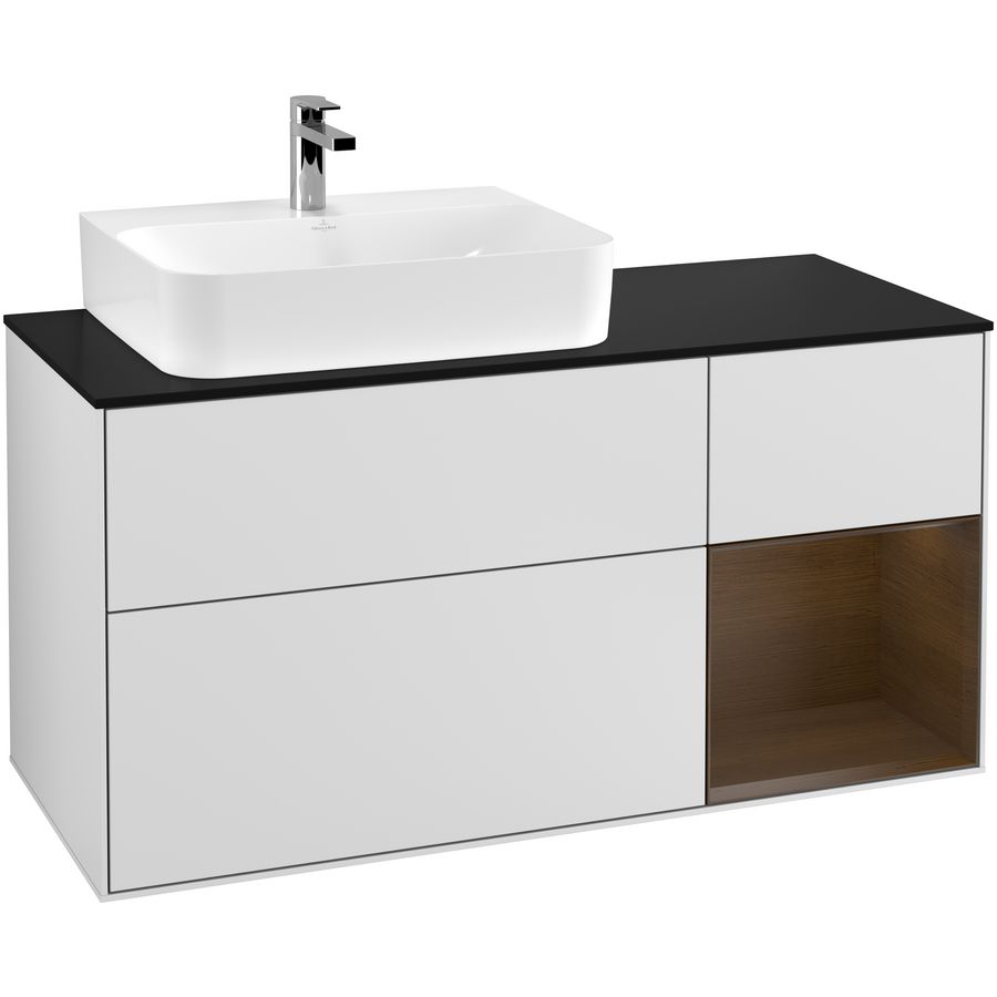 Wastafelonderkast Finion 1200x603x501mm White Matt Lacquer G152GNMT