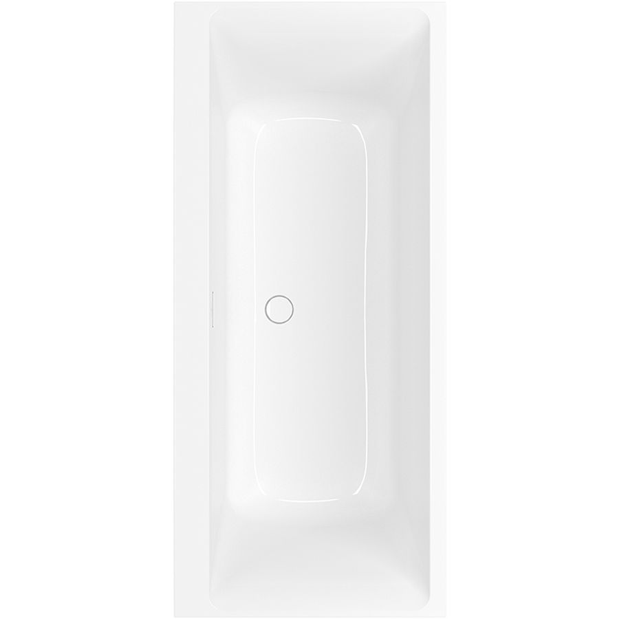 Back-to-wall bad 800x1800mm Stone White Subway 3.0