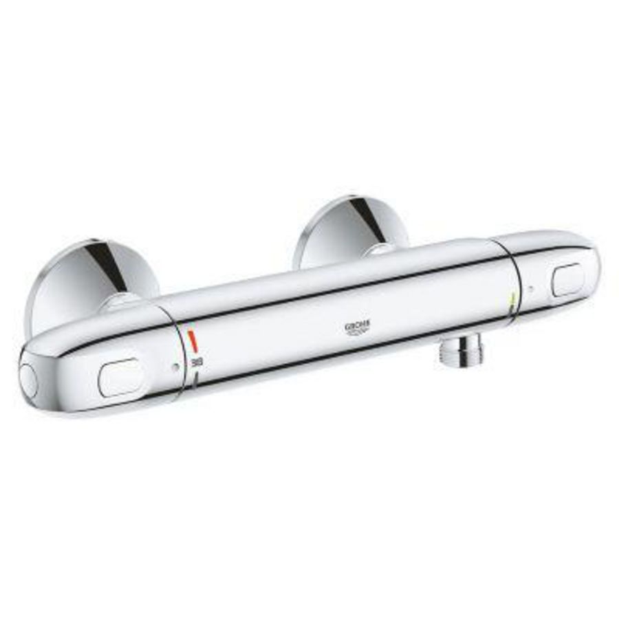 PROMO Grohtherm 1000 2-greeps therm.douchekraan chroom hoh 150mm incl. S-koppelingen (prof) (34814003)