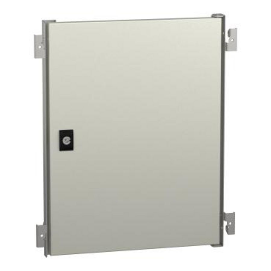 Binnendeur voor Spacial WM behuizing 500x400 Staal RAL7035