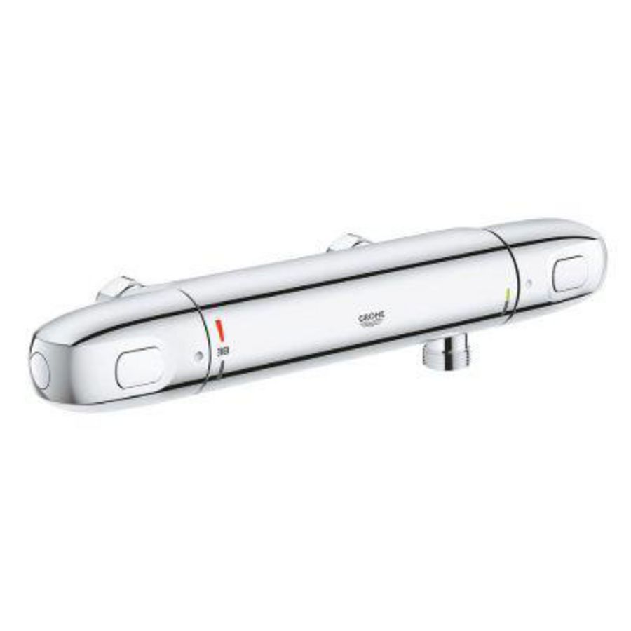 PROMO Grohtherm 1000 2-greeps thermostaat douchekraan chroom hoh 120mm excl. s-koppelingen (prof) (34815003)