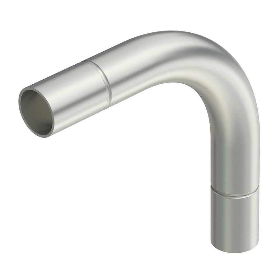 RVS-pijpbochtstuk zonder schroefdraad Ø40mm Roestvast staal A4 1.4571 VVE=5