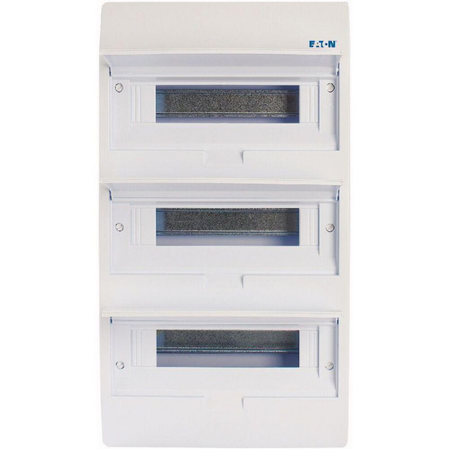 Installatiekast opbouw IP40 3x12TE deur wit