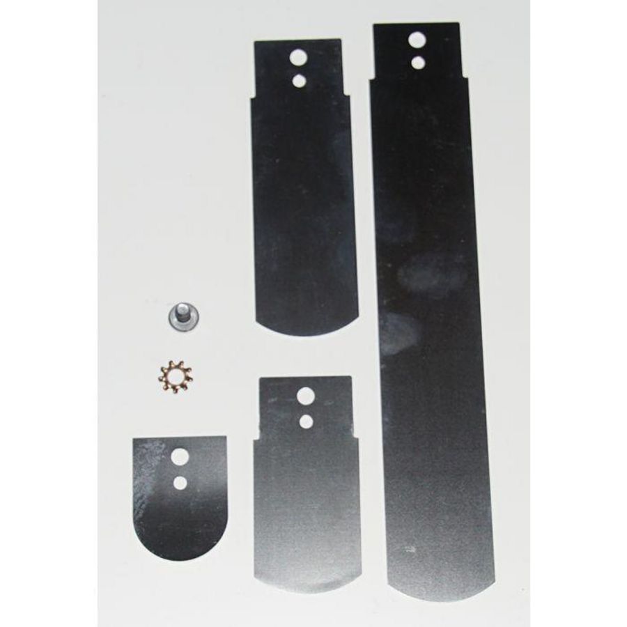 Vaanset 1,2,3 en 6" RVS AISI 301