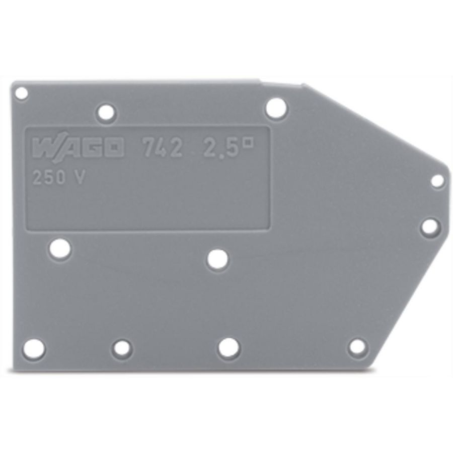 Afsluitplaat opklikbaar 1,5mm 742-800 VVE=100