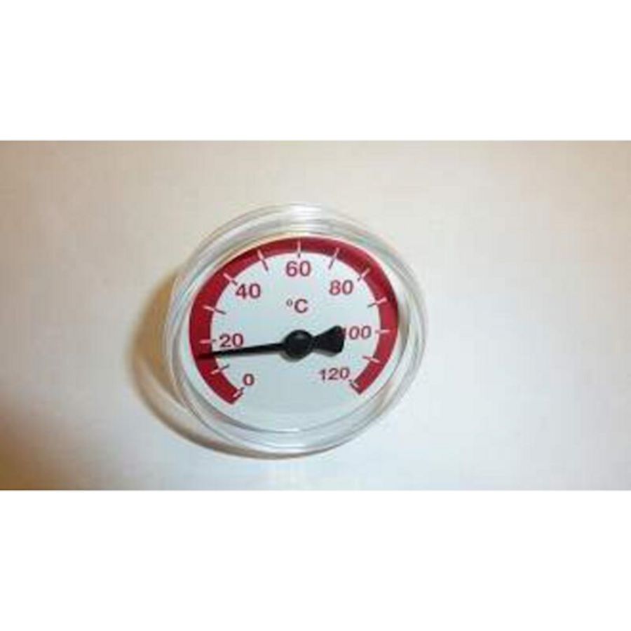 Thermometer 50mm 0-120 C Rood