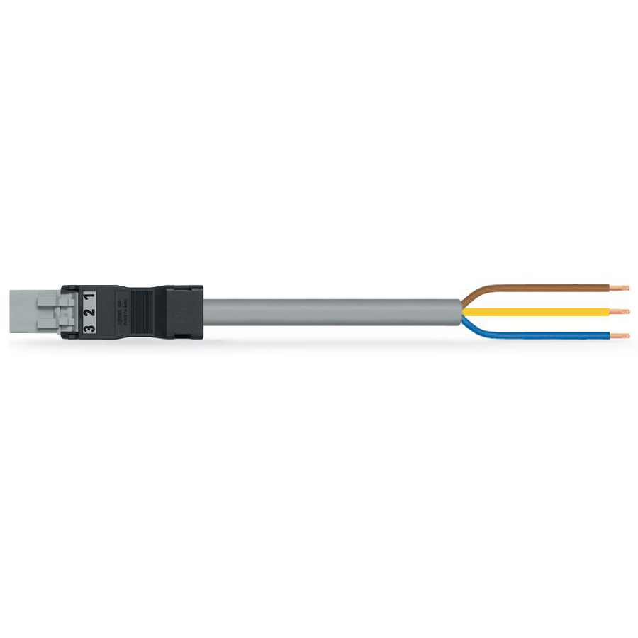 Geconf.aansluitkabel Eca Steker/open einde 891-8993/206-103