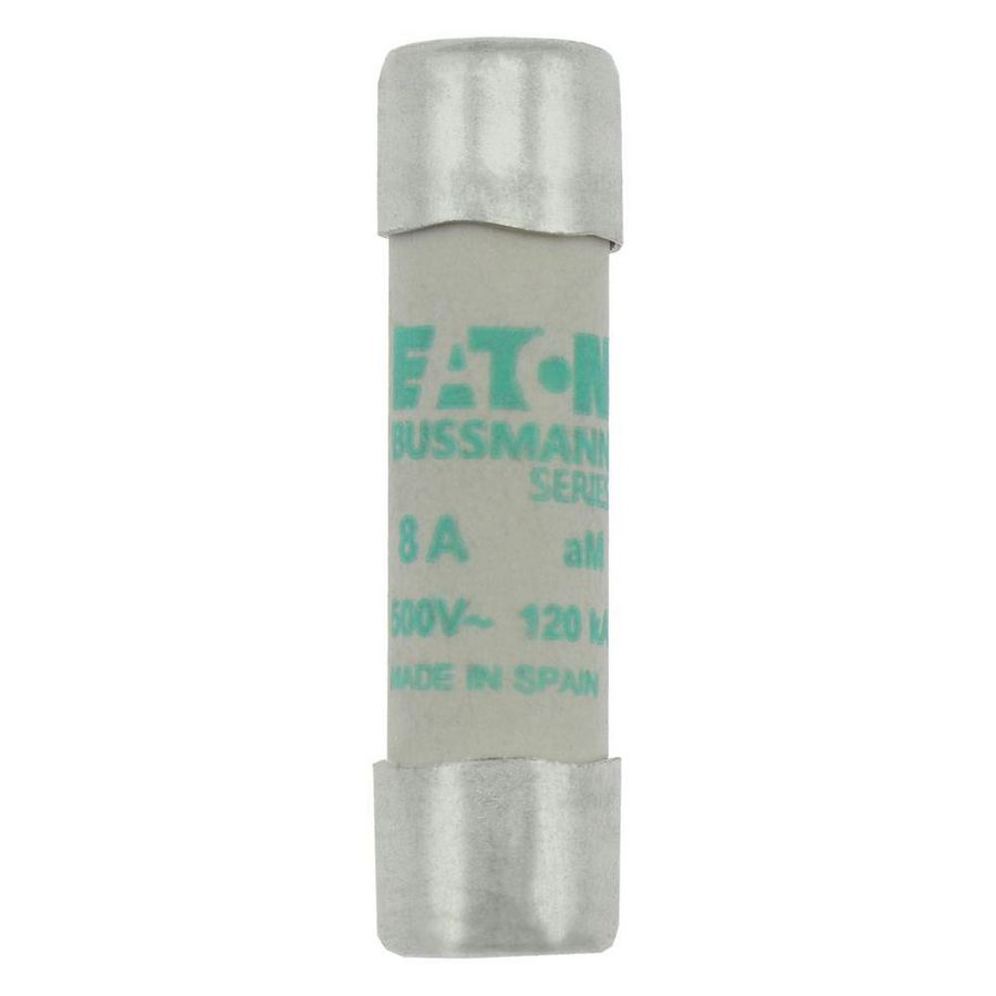 Zekering laagspanning 8A AC 500V 10x38mm aM IEC VVE=10